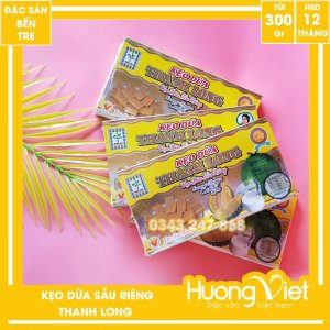 Kẹo dừa sầu riêng Thanh Long 300gr