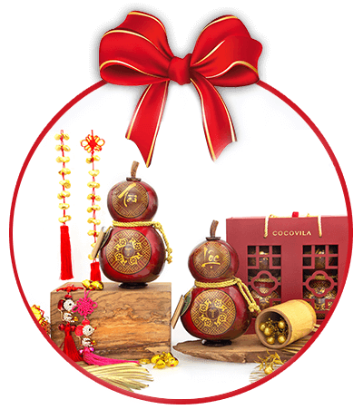 Rượu dừa hồ lô tết thượng hạng TÀI - LỘC