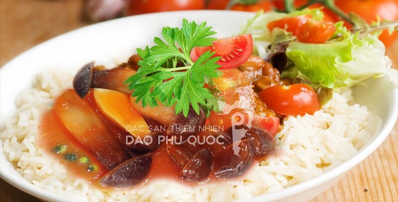 Nấm mối đen sốt cà đặc sản Phú Quốc