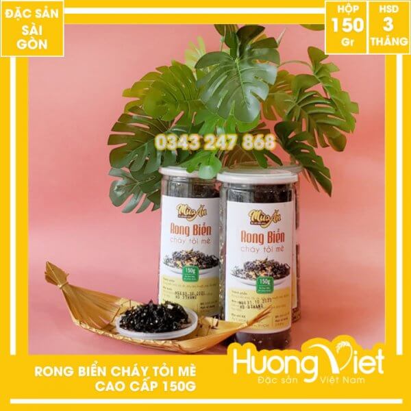 Rong biển cháy tỏi mè Mùa Ăn 150gr